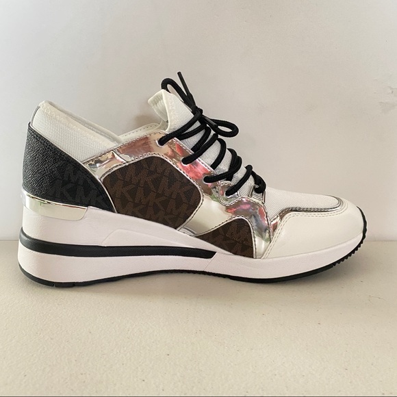 MICHAEL KORS LIV TRAINER EXTREME WEDGE SNEAKER - Picture 6 of 12